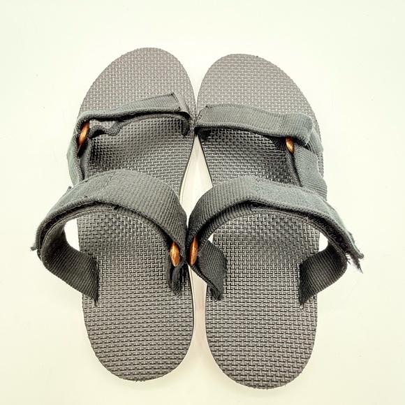 Teva Original Universal Black Basic Strap Sandals Womens Size 7 Strappy - Picture 9 of 13